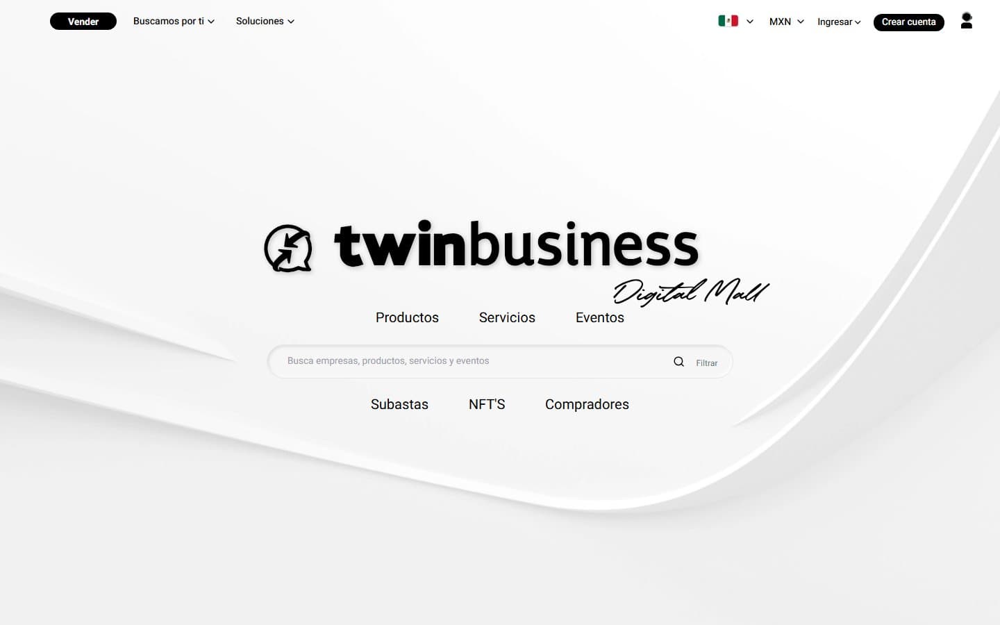 Vista del proyecto TwinBusiness