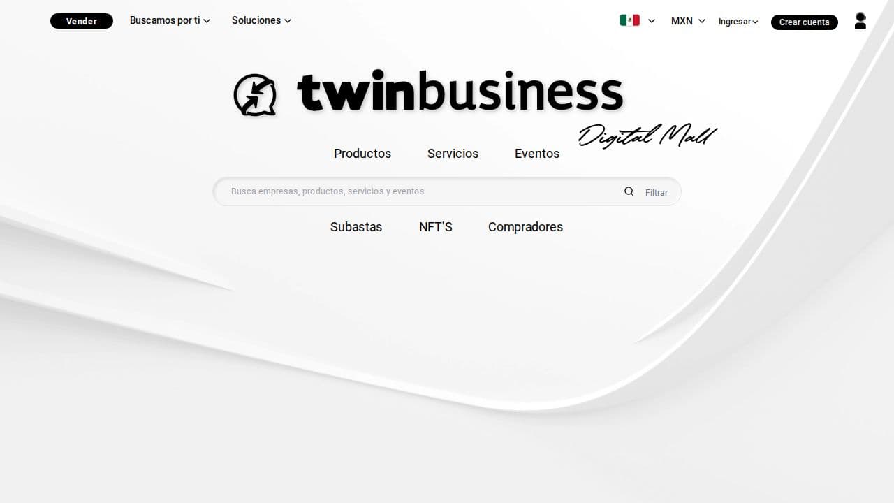 Vista del proyecto TwinBusiness