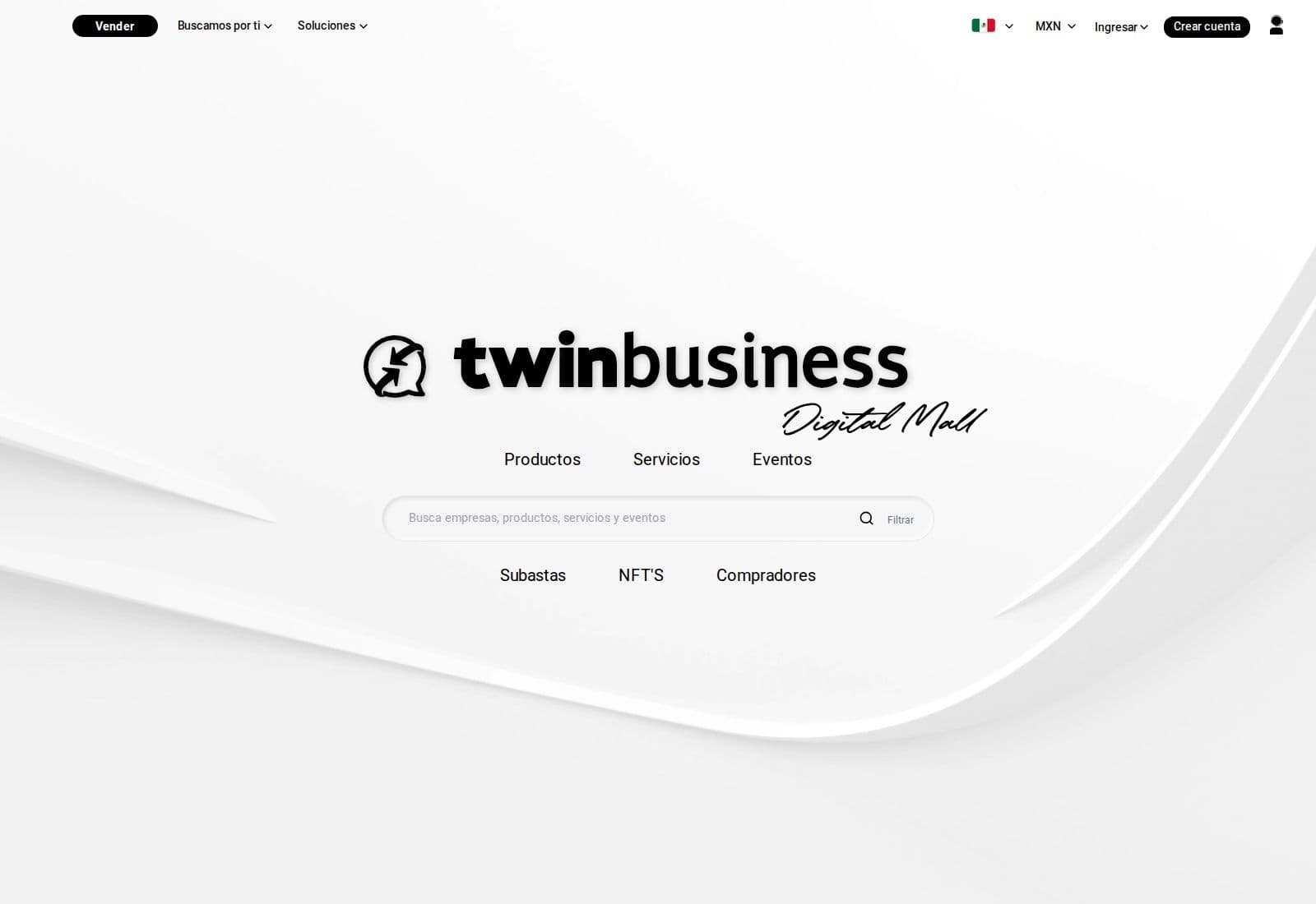 Vista del proyecto TwinBusiness