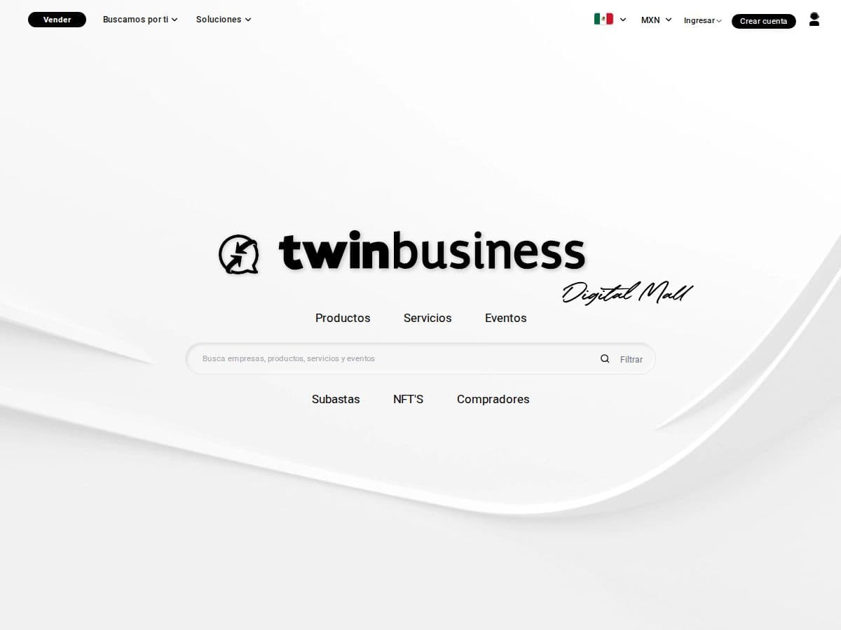 Vista del proyecto TwinBusiness